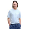 Bleached Blue Barbour Mens Moonwell T-Shirt Front