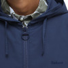 Dark Denim Barbour Mens Newhill Showerproof Jacket Zipper
