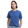 Dark Denim Barbour Mens Pigment Dyed Slub T-Shirt Front