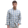 Sea Haze Tartan Barbour Mens Rawley Tailored Shirt Front