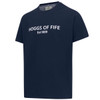 Navy Hoggs Of Fife Mens Canonbie Printed T-Shirt