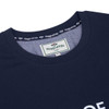 Navy Hoggs Of Fife Mens Canonbie Printed T-Shirt Collar