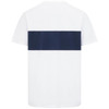 White/Navy/White Hoggs Of Fife Mens Dalbeattie Colour Block T-Shirt Back