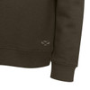 Forest Hoggs Of Fife Mens Galloway 1888 Plain 1/4 Zip Sweatshirt Cuff