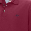 Burgundy Hoggs Of Fife Mens Moffat Rugby Shirt Chest