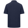 Navy Hoggs Of Fife Mens Newton Pique Polo Shirt Back