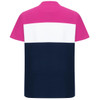 Berry/White/Navy Hoggs Of Fife Womens Darcie Colour Block T-Shirt Back