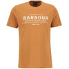 Sunset Haze Barbour Mens Moorside Logo T-Shirt