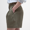 Dusky Green Barbour Womens Cecile Shorts Side