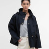 Dark Navy Barbour Womens Cecile Showerproof Jacket Front