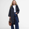 Dark Navy Barbour Womens Naboo Showerproof Jacket Front
