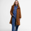Rust Brown Barbour Womens Naboo Showerproof Jacket Front
