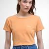 Papaya Barbour Womens Saltford T-Shirt On Model