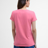 Pink Punch Barbour Womens Saltford T-Shirt Back