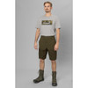 Light Pine/Grizzly Brown Seeland Mens Elm Shorts On Model