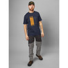 Dark Navy Seeland Mens Path T-Shirt On Model
