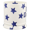 Emma Bridgewater Big Blue Star Big Daddy Pint Mug FRONT