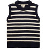 Navy Stripe Joules Womens Holly Stripe Knitted Vest