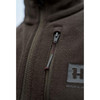 Shadow Brown Harkila Womens Aspire Fleece Waistcoat Detail