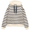 Cream/Navy Stripe Joules Womens Milbourne Hoodie