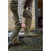 Dark Olive Harkila Mens Forester Zip Rubber Boot Zipped Up