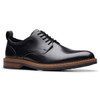 BlackLeather Clarks Mens Aldwin Lace Shoes