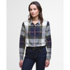 Navy/Arabesque Check Barbour Womens Moorland Shirt Front