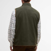Olive Barbour Mens Harwood Fleece Gilet Back