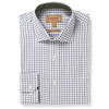 Plum and green Schoffel Mens Milton Tailored Shirt