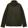 Dark Green Joules Mens Heritage Fleece 1/4 Zip Jumper