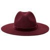 Berry Red Joules Womens Grove Wool Fedora Hat