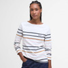 Cloud Stripe Barbour Womens Hawkins Top Front