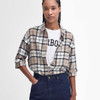 Hessian Tartan Barbour Womens Elishaw Check Shirt Front