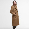 Camel Barbour Womens Cottesmore Wool Jacket Side
