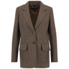 Military Brown Barbour Womens Elm Tailored Jacket