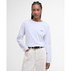 Barbour Womens Lavensdale Top white model