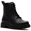 Black Leather Clarks Womens Orinoco3 Style Lace-Up Boots