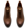 Walnut Leather Clarks Womens Orinoco3 Style Lace-Up Boots Top View
