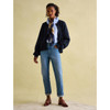 Navy Joules Womens Rafferty Cable Knit Cardigan Lifestyle