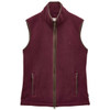 Burgundy Red Green Joules Mens Heritage Fleece Gilet