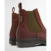 Mahogony/Chocolate Nubuck Barbour Womens Amble Chelsea Boot Back