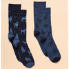Blue  Joules Mens Kingsbury Socks 2 Pack