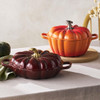 Le Creuset 28cm Cast Iron Pumpkin Shallow Casserole Dish