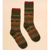 Green Joules Mens Alby Fair Isle Socks