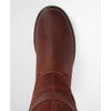 Mahogony/Chocolate Nubuck Barbour Womens Beaconsfield Tall Boot Top of foot