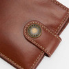 Heritage Brown Barbour Mens Bolam Leather Wallet Button