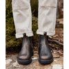 Vintage Brown Blundstone Unisex Classics 2440 Chelsea Boots Lifestyle