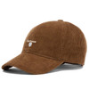 Beige Barbour Mens Preston Cord Cap