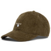 Olive Barbour Mens Preston Cord Cap