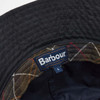 Barbour Mens Transport Wax 6 Panels Hat Navy inside